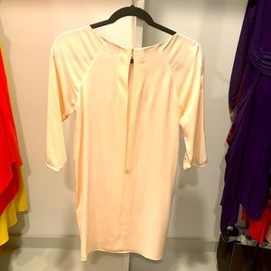 Tibi shift high neck 3/4 length sleeve dress